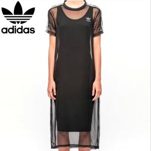 🇩🇪 Adidas Originals 3-Stripes Mesh Layer Dress